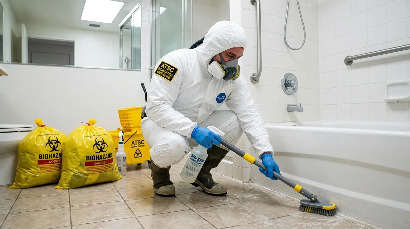 Decontamination equipment deployed for Blood Cleanup in Olivehurst